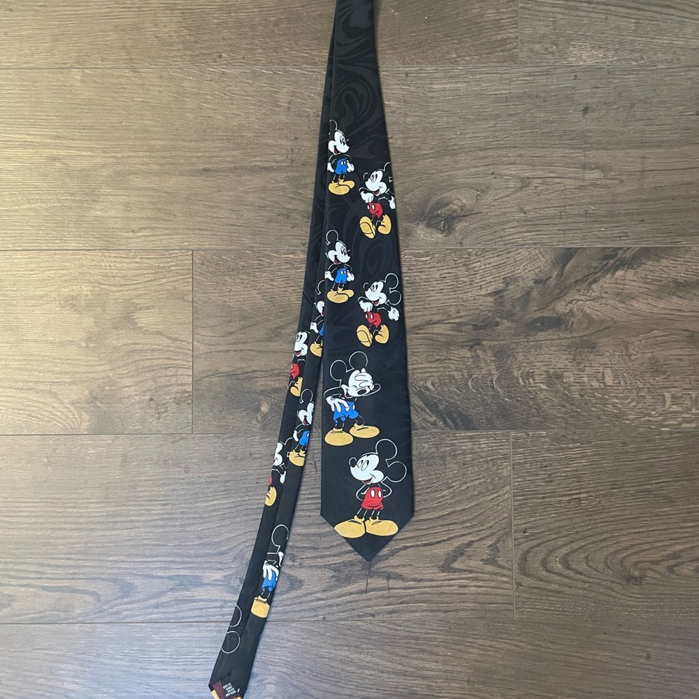Mickey Mouse Black Tie